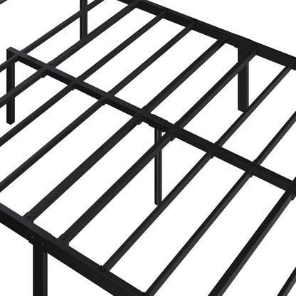 Queen Size 13" Black Metal Bed Frame