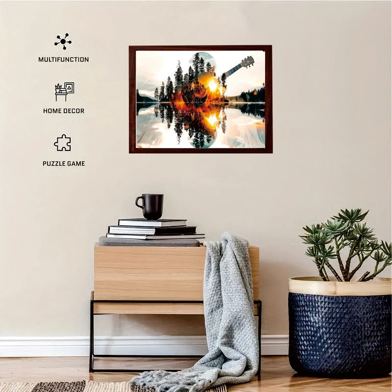 Adult Advanced Wooden Lake DIY Puzzle Game