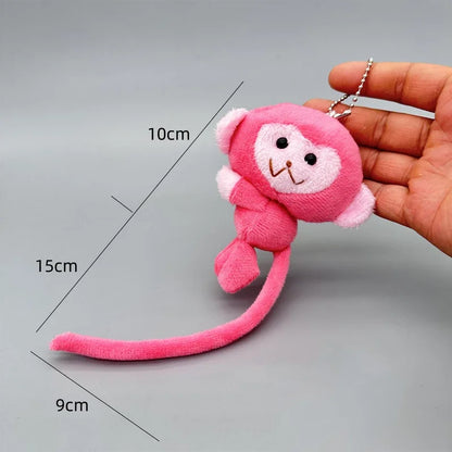 Cartoon Long Tailed Monkey Doll Key Chain