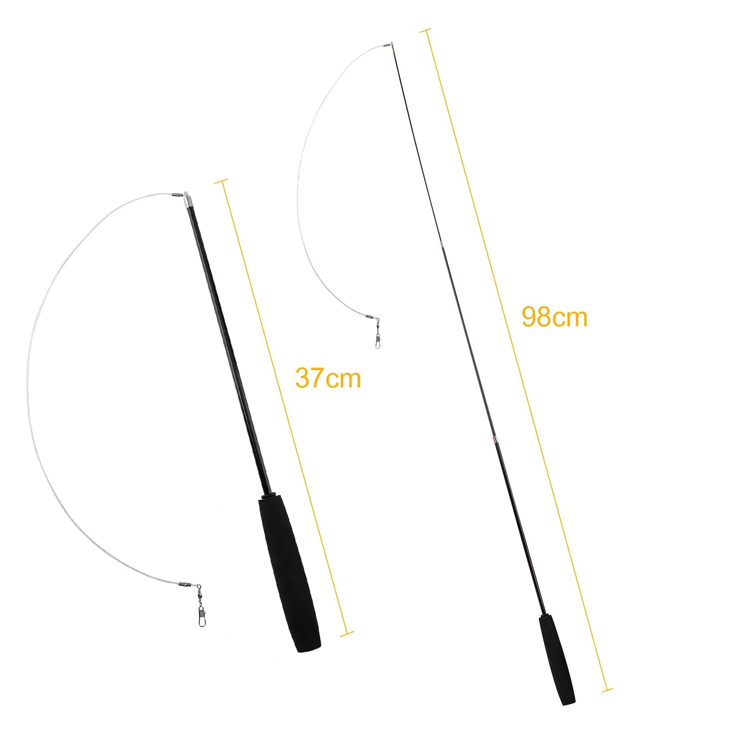 Teaser Wands Three-section Telescopic Casting-Rod