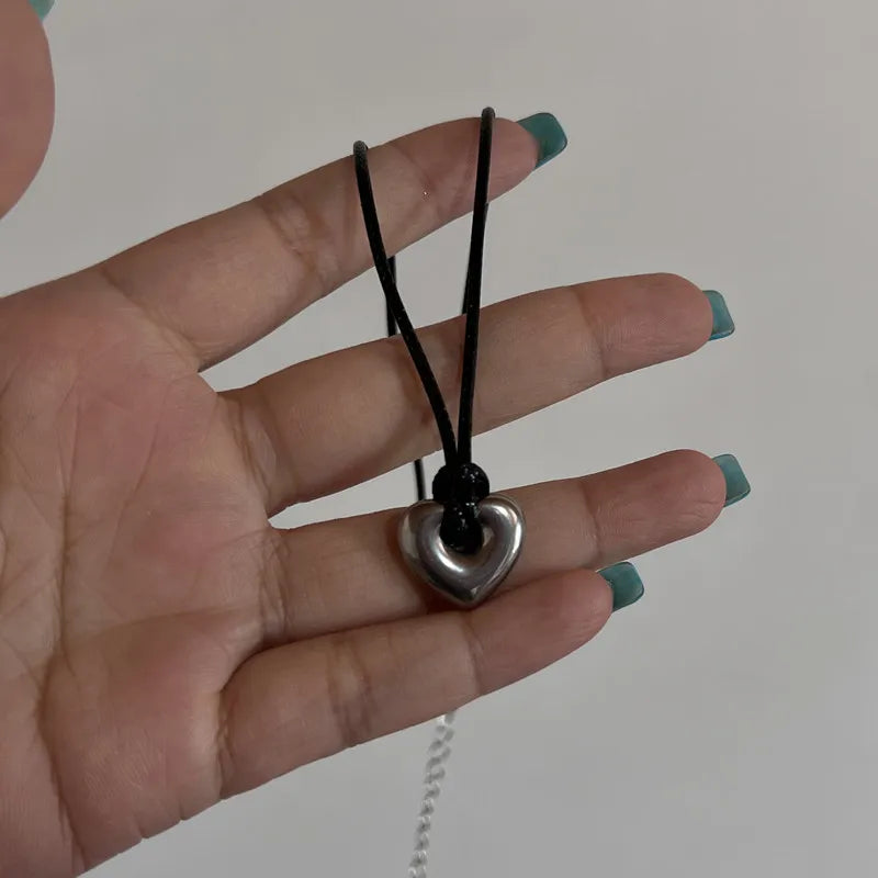 Hollow Titanium Steel Star Pentagram Pendant Necklace