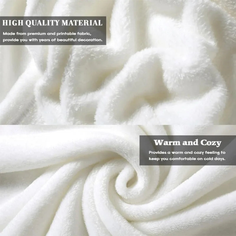 Halloween throw blanket, suitable for sofas and chairs