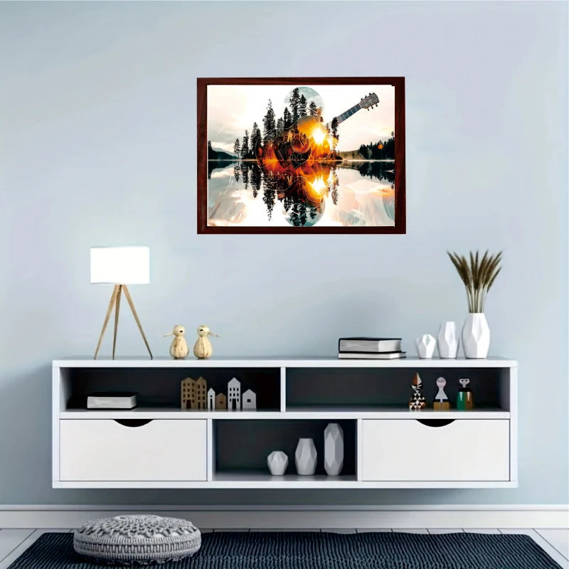 Adult Advanced Wooden Lake DIY Puzzle Game