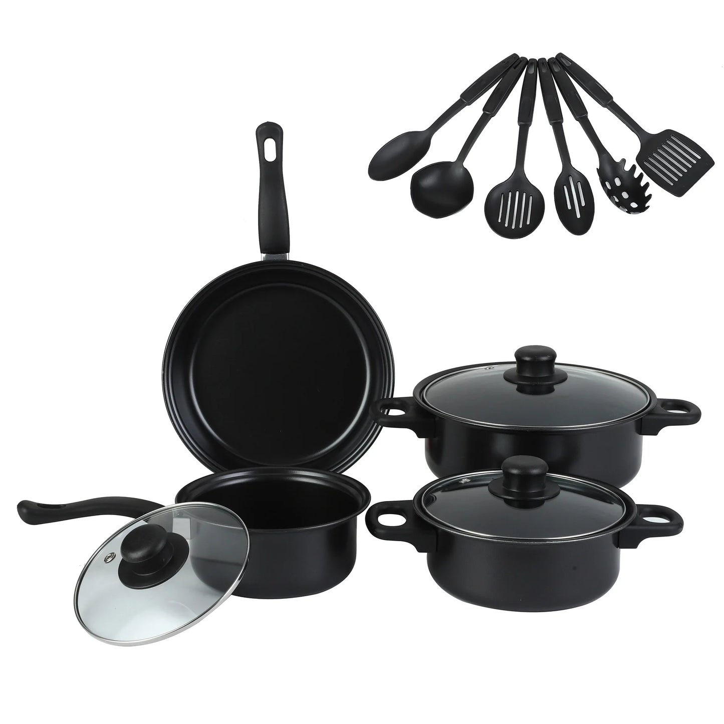 Outdoor 13-Piece Luxury Non-Stick Cookware Set