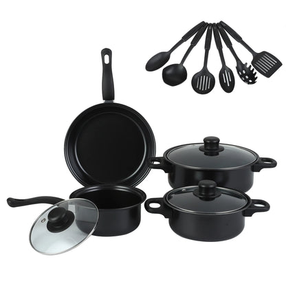 Outdoor 13-Piece Luxury Non-Stick Cookware Set