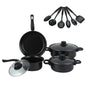 Outdoor 13-Piece Luxury Non-Stick Cookware Set