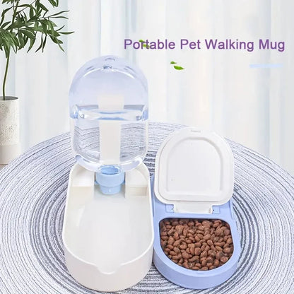 Portable Pet Water & Food Dispenser Leak-Proof