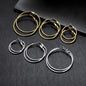 Smooth Open Hoop Earrings Stainless Steel Jewelry