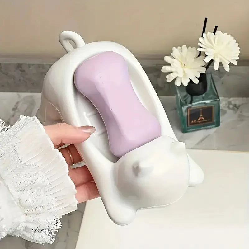 Cute Cartoon Cat for Bathroom Soap Holder