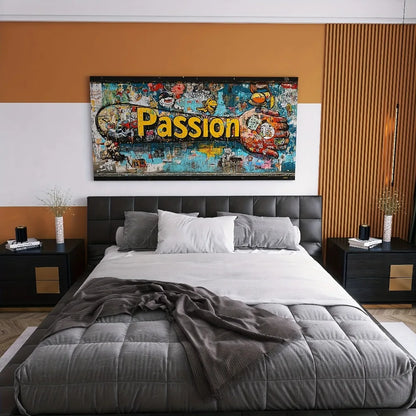 Urban Poet Monologue Graffiti Style Canvas art