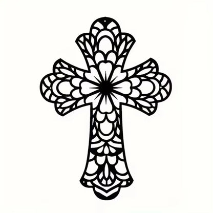 Creative Decorative Metal Wall Hanging Cross