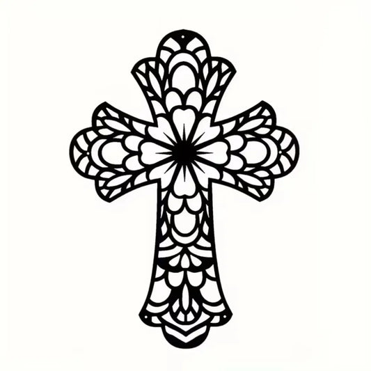 Creative Decorative Metal Wall Hanging Cross