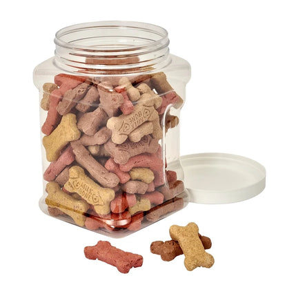 Portable Treat Canister 2 Quart Stackable Storage