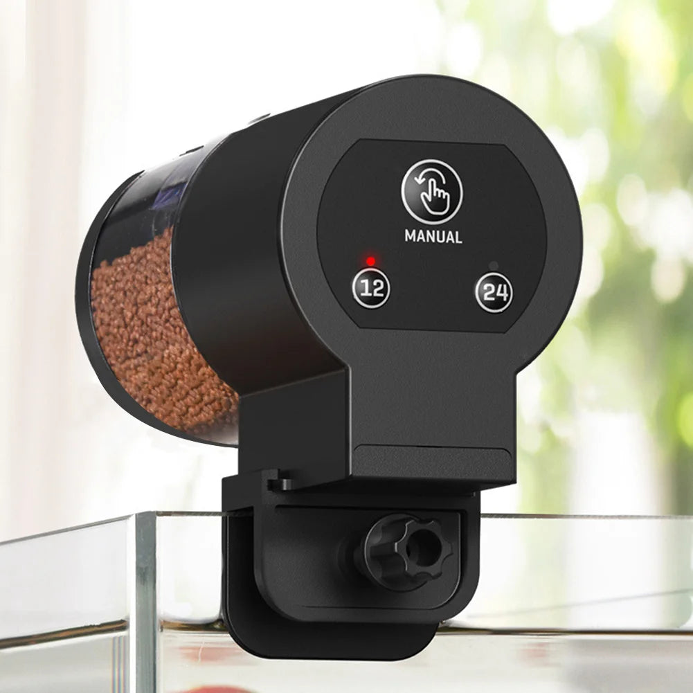 Automatic Fish Tank Feeder Large Capacity Dispenser