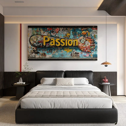 Urban Poet Monologue Graffiti Style Canvas art