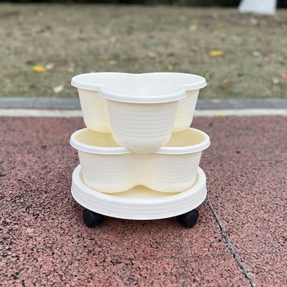 Vegetable Plastic Pot Balcony Strawberry Potted Plant