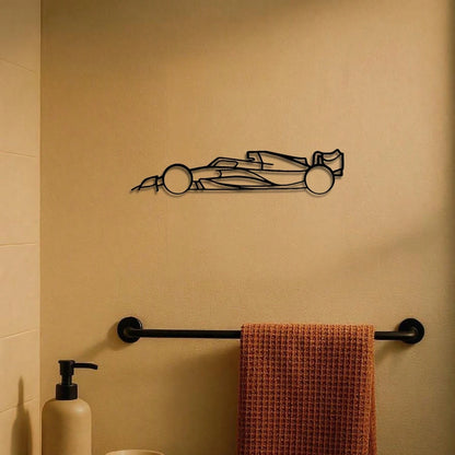 Automotive Decor Metal Racing Car Wall Art