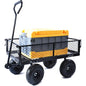 Steel Utility Cart Detachable mesh Side Plates