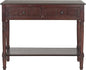 2-drawer Dark Cherry Console Table