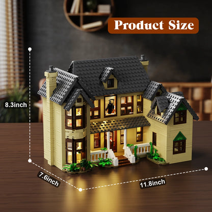 Scary Horror House Building Block Set, 1275 Pcs