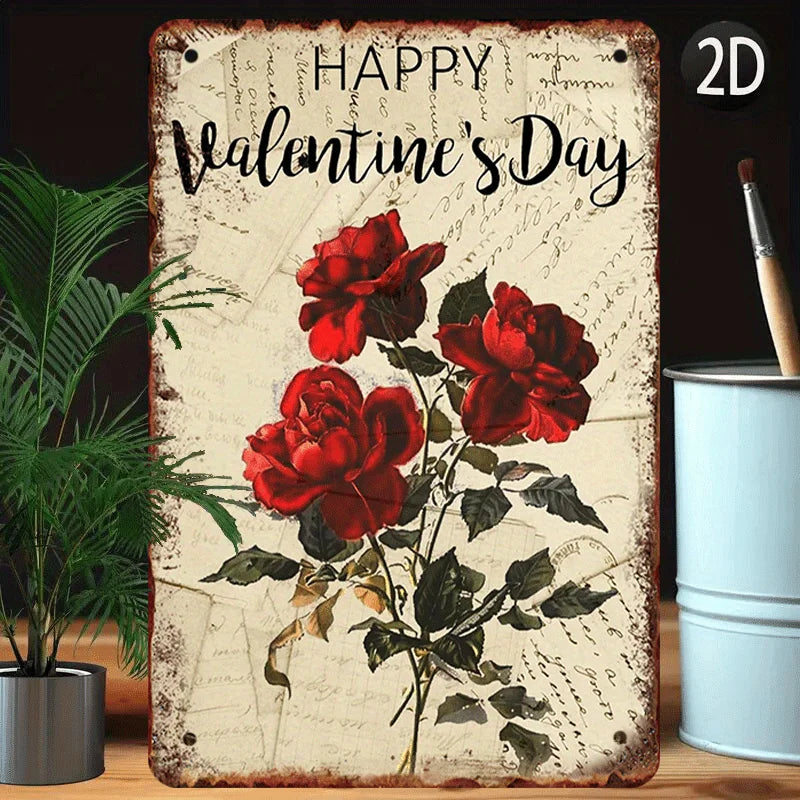 8X12 Inch Iron Wall Art Indoor Decoration