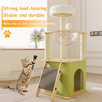 Cat Tree with Cat Condos, Space Capsule