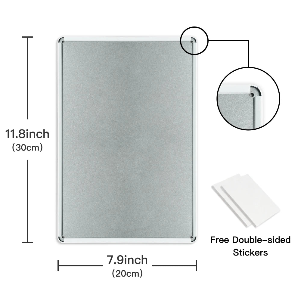 Iron Poster Toilet Rules Metal Tin Signs