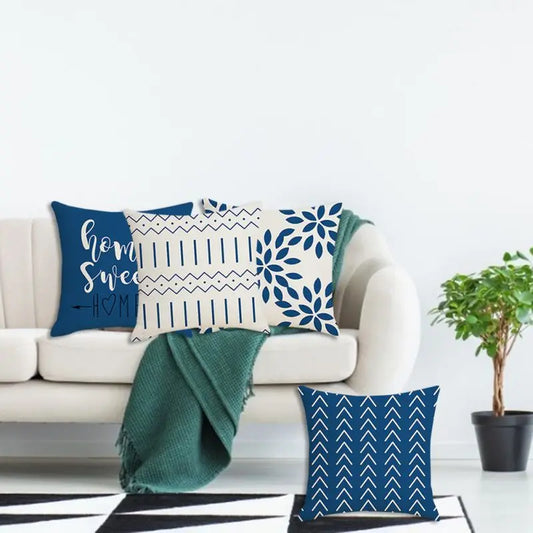 4PCS Throw Pillow Covers Decorative Pillow Covers
