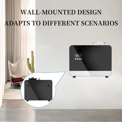 Aroma Diffuser Connected to HVAC Essential Oil Bottle