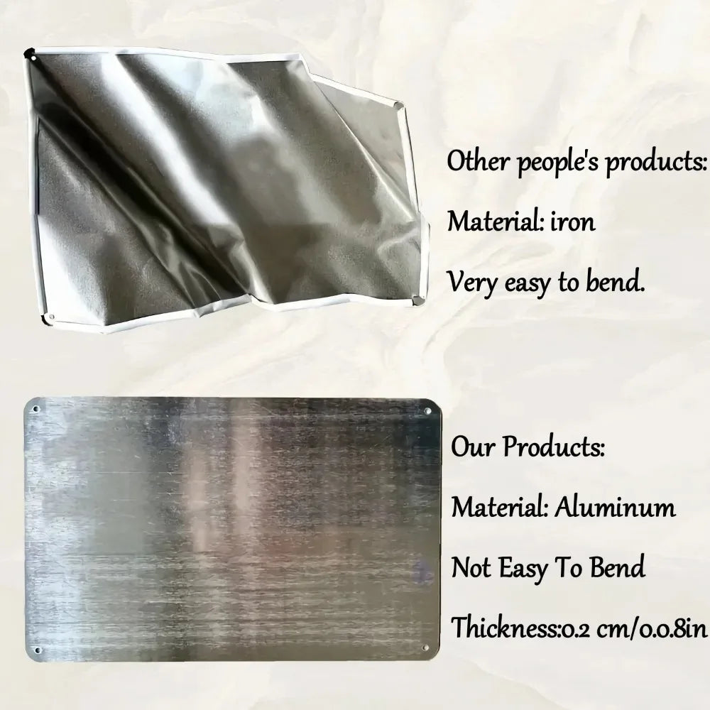 "Where Stories Begin" Vintage Aluminum Porch Art