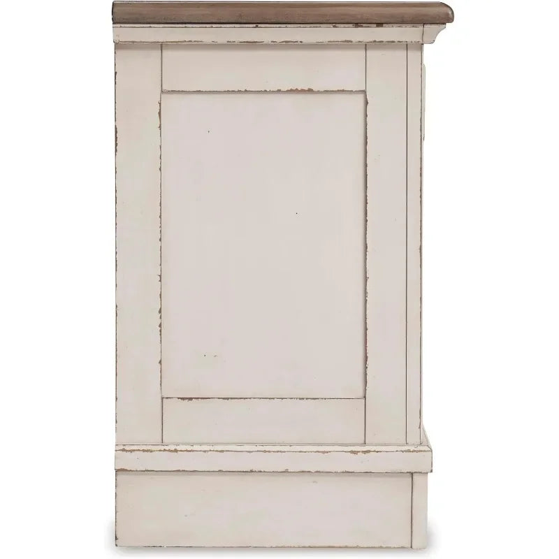 Country 3 Drawer Nightstand, USB Ports