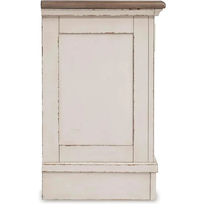 Country 3 Drawer Nightstand, USB Ports