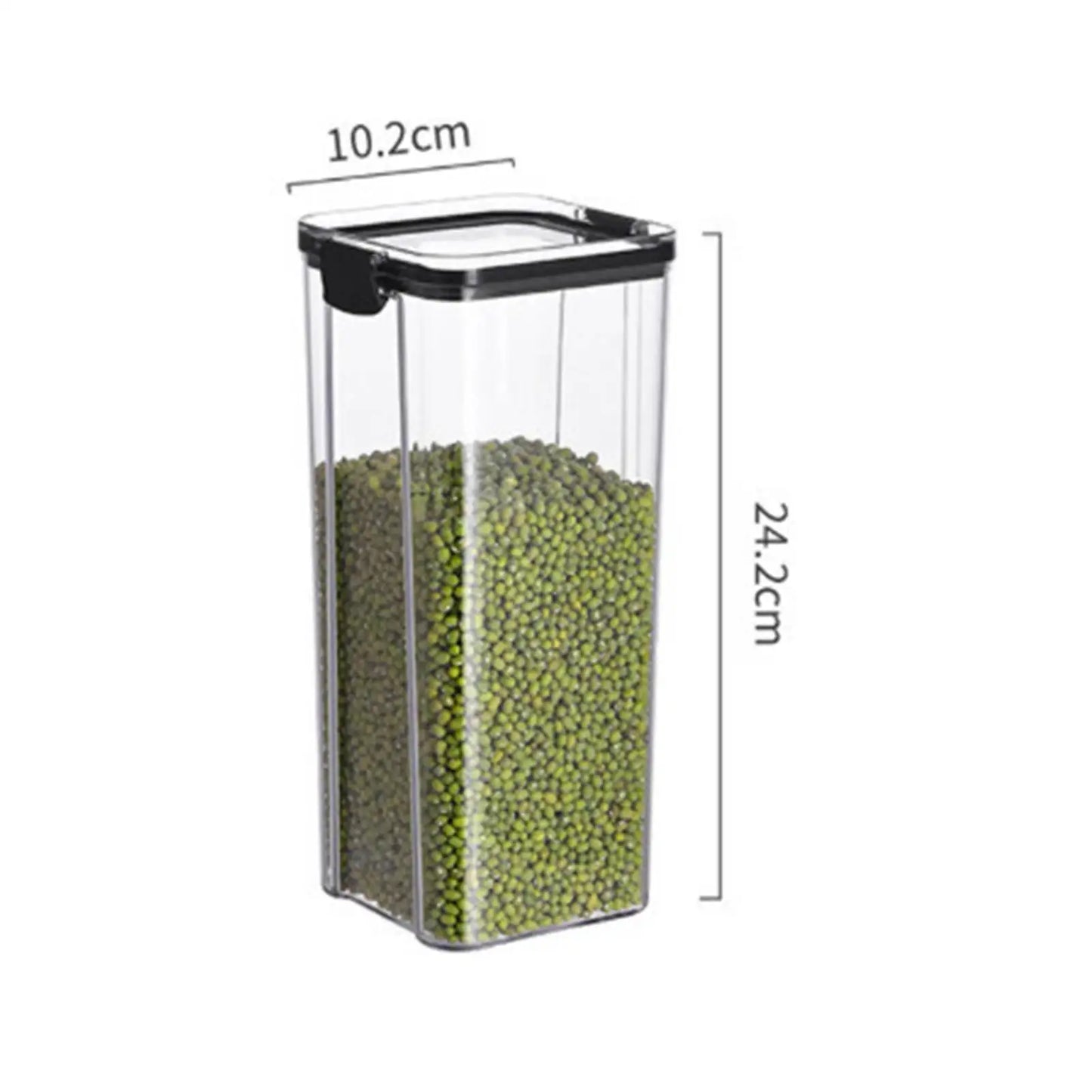 Cereal Airtight Food Storage Container Transparent