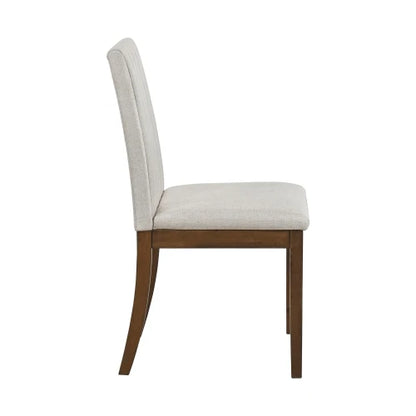 Color blocked design dining chair, wooden frame
