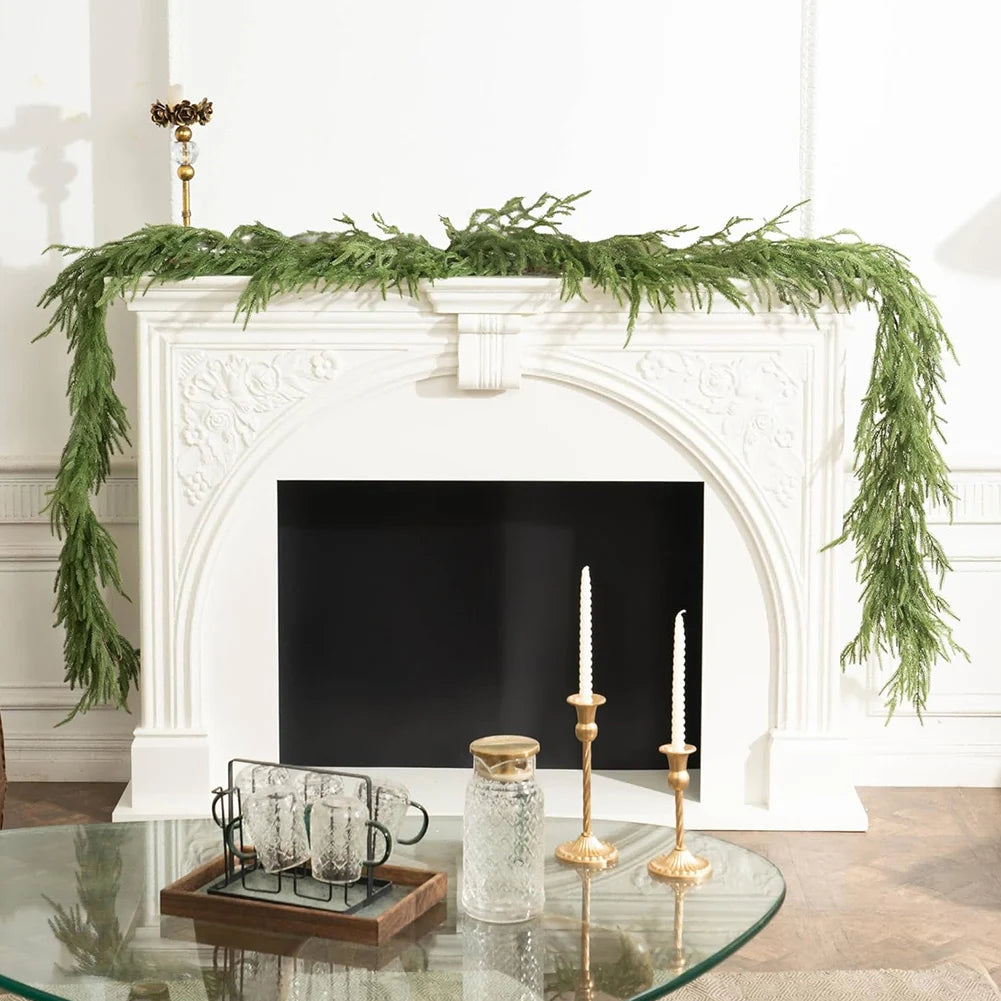 Pine Garland Real Touch Christmas Garland Greenery