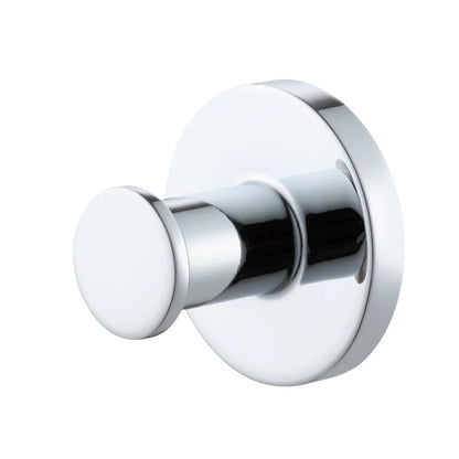 Modern Chrome Bath Hook Set 6 Pack