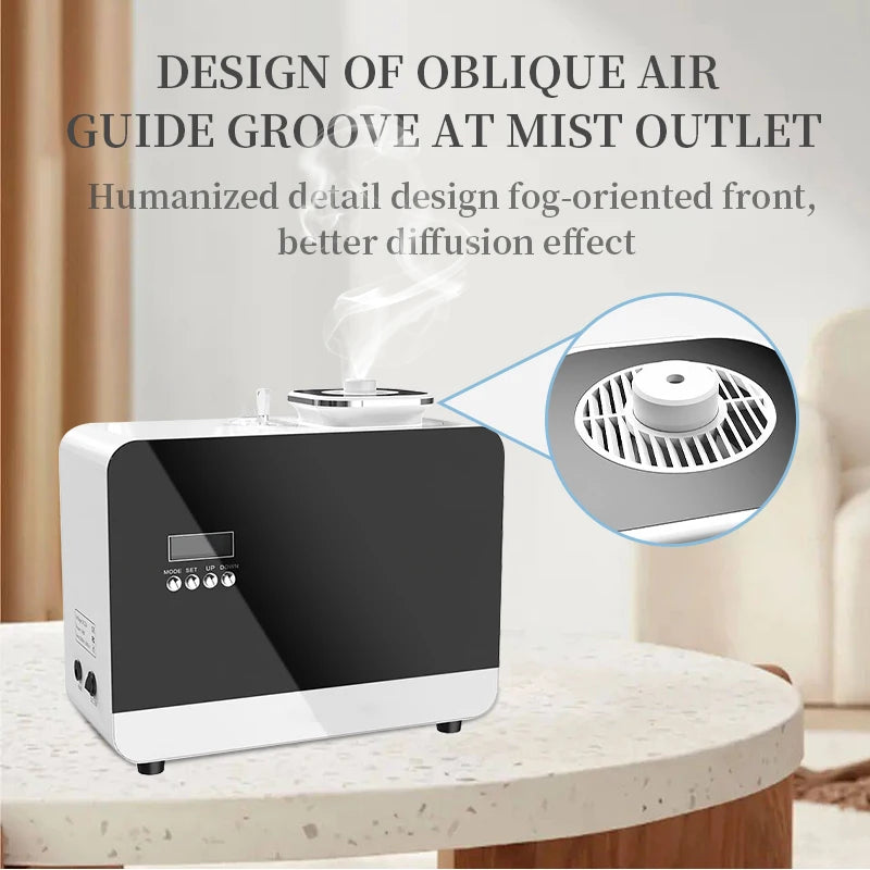 Aroma Diffuser Connected to HVAC Essential Oil Bottle