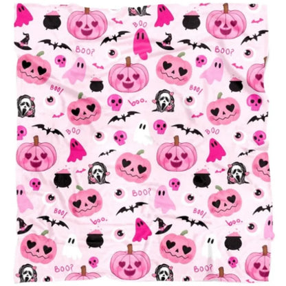 Halloween throw blanket, suitable for sofas and chairs