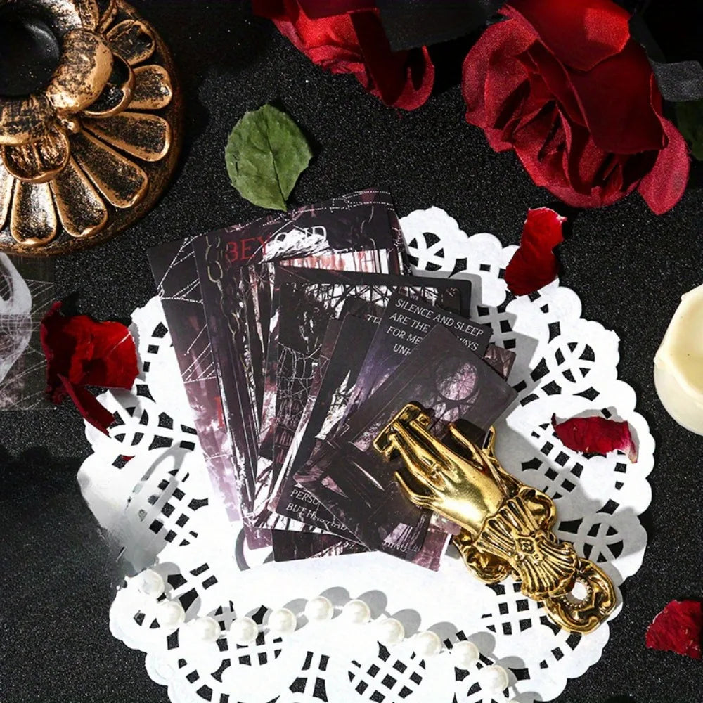 50 Sheets Gothic Sticker Set, Journaling, Scrapbooking