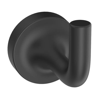 Modern Matte Black Wall Mount Robe Hooks