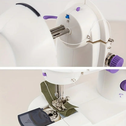 Sewing Machine, Double Speed, Foot Pedal, Small