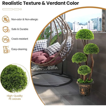 Elegant Artificial Topiary Tall Ball Tree