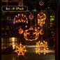 Halloween LED Sucker Lamp Window Hanging Decorations