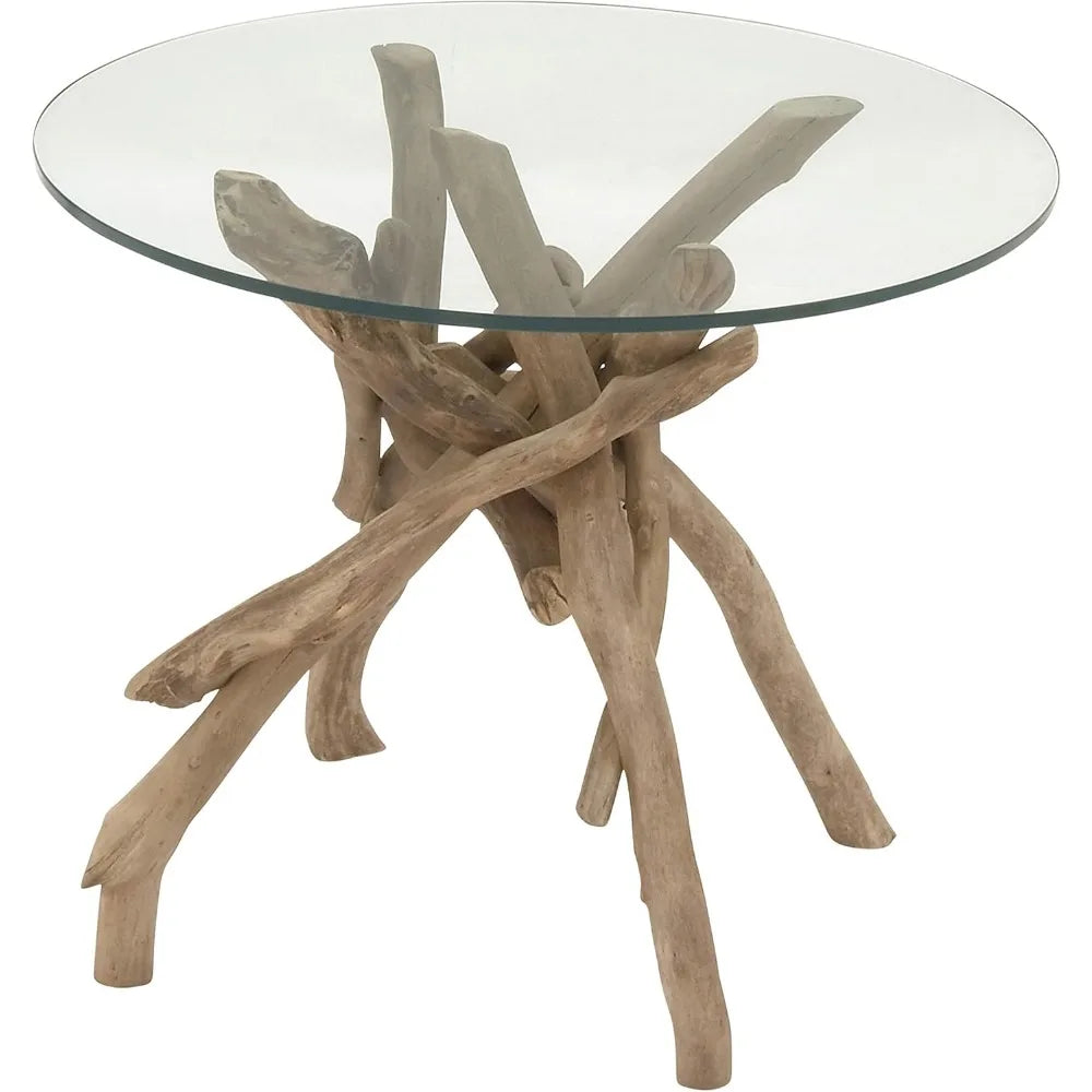 Handmade Bohemian Style Tree Branch Wood Table
