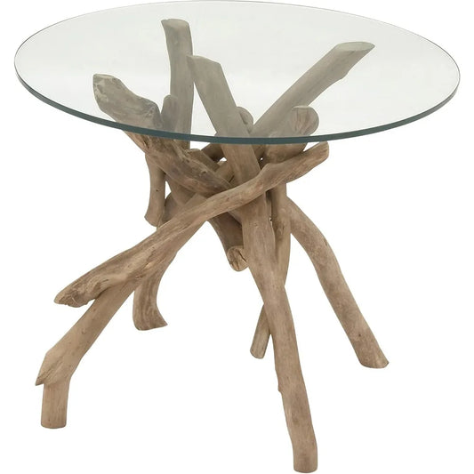 Handmade Bohemian Style Tree Branch Wood Table
