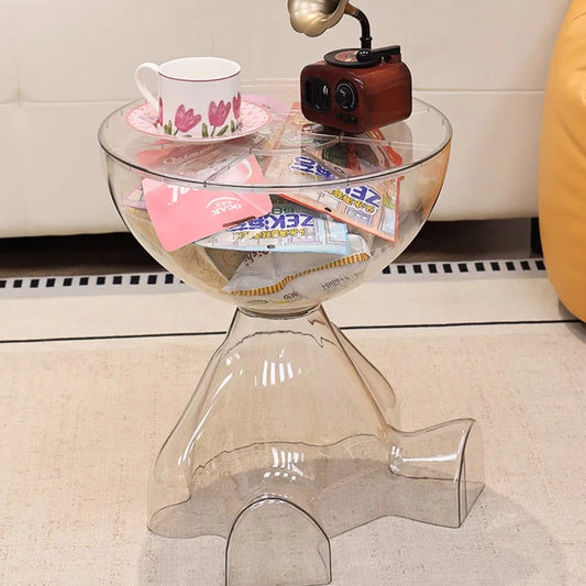 Transparent Advanced Small Flat Head Coffee Table
