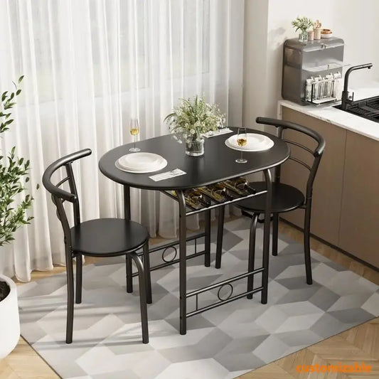 Kitchen Breakfast Nook Set with 2 Chairs