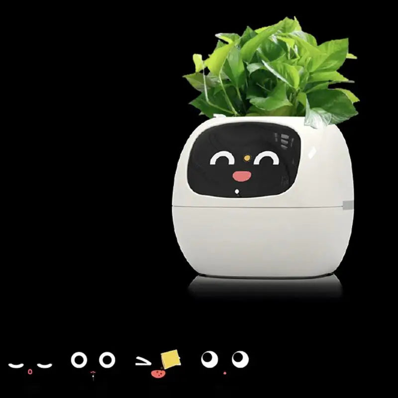 Adorable Robot Vases Growing System Plant Companion