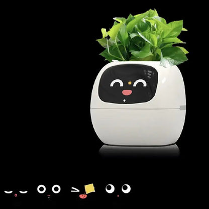 Adorable Robot Vases Growing System Plant Companion