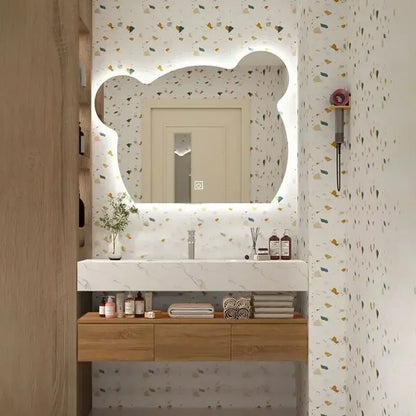 Bathroom Vanity With Rock Ceramic Countertop Sink
